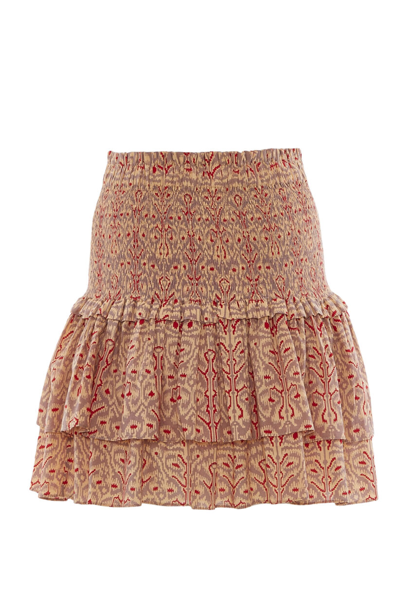 Ikat Top and Smocked Skirt - Charina Sarte | Official Website