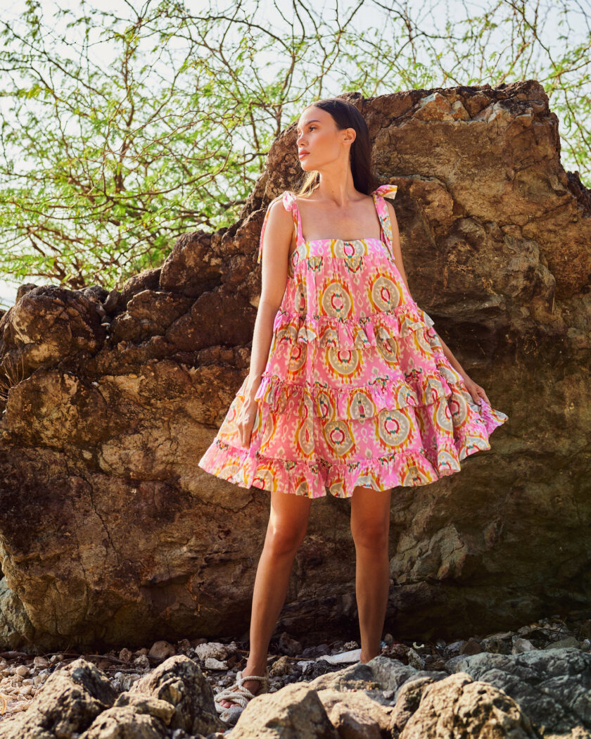 Sand Dollar Tunic Mini Dress - Charina Sarte | Official Website