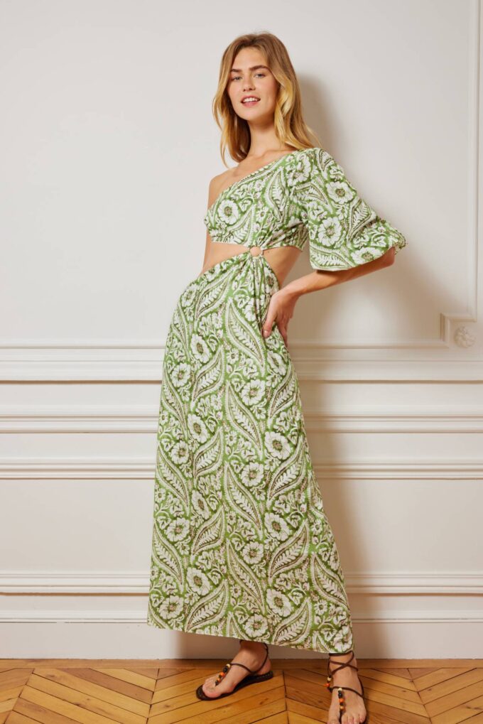 Pathra Cut Out Maxi Dress